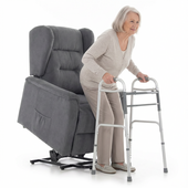 COMFORT+ dönthető masszázsfotel, antracit szövet