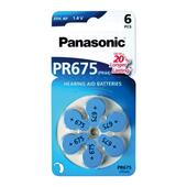 Panasonic PR675H elem hallókészülékhez, 6 db-os kiszerelés