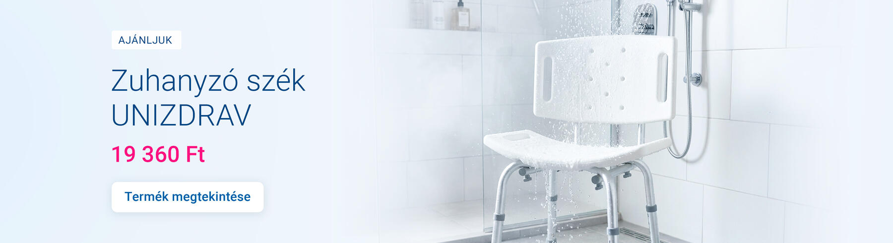 Zuhanyzó szék UNIZDRAV