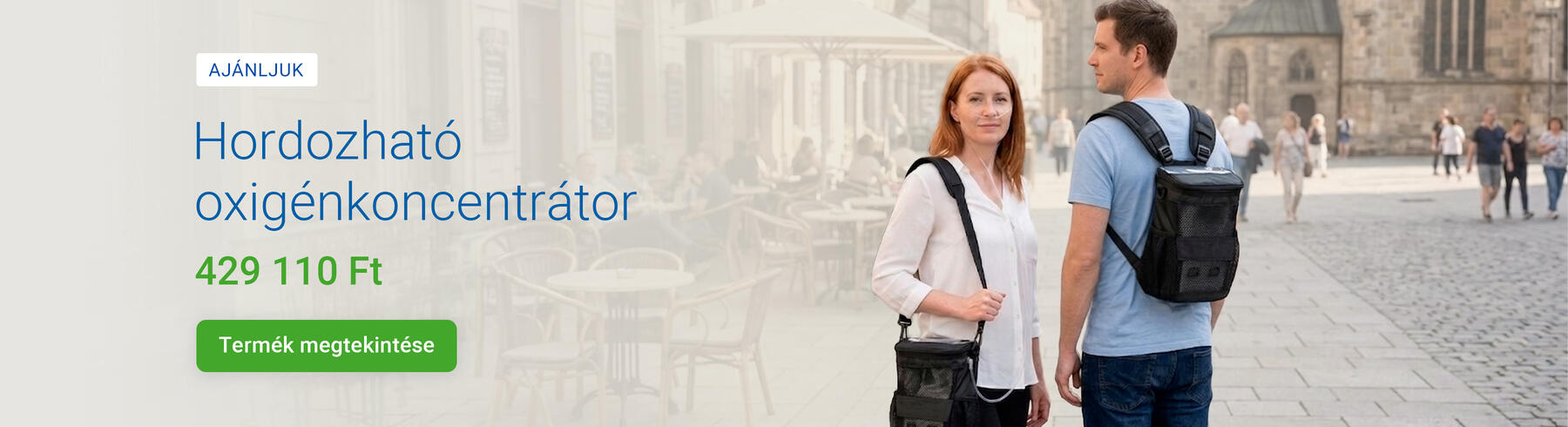 Hordozható oxigénkoncentrátor Venus 6