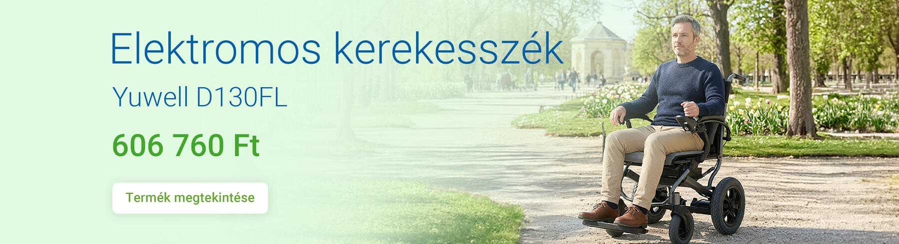 Elektromos kerekesszék Yuwell D130FL