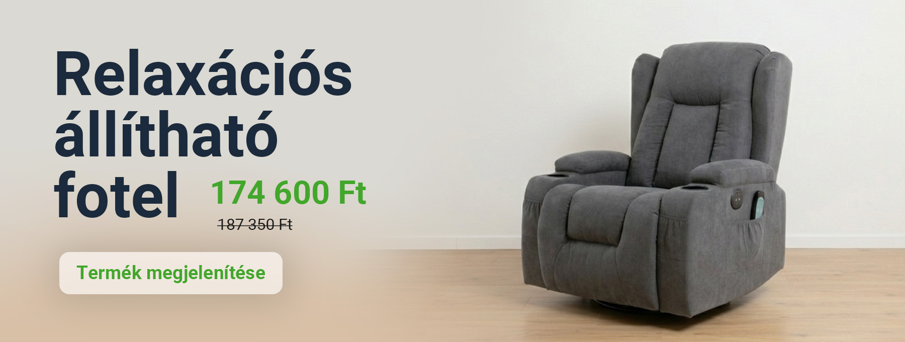 Relaxációs állítható fotel