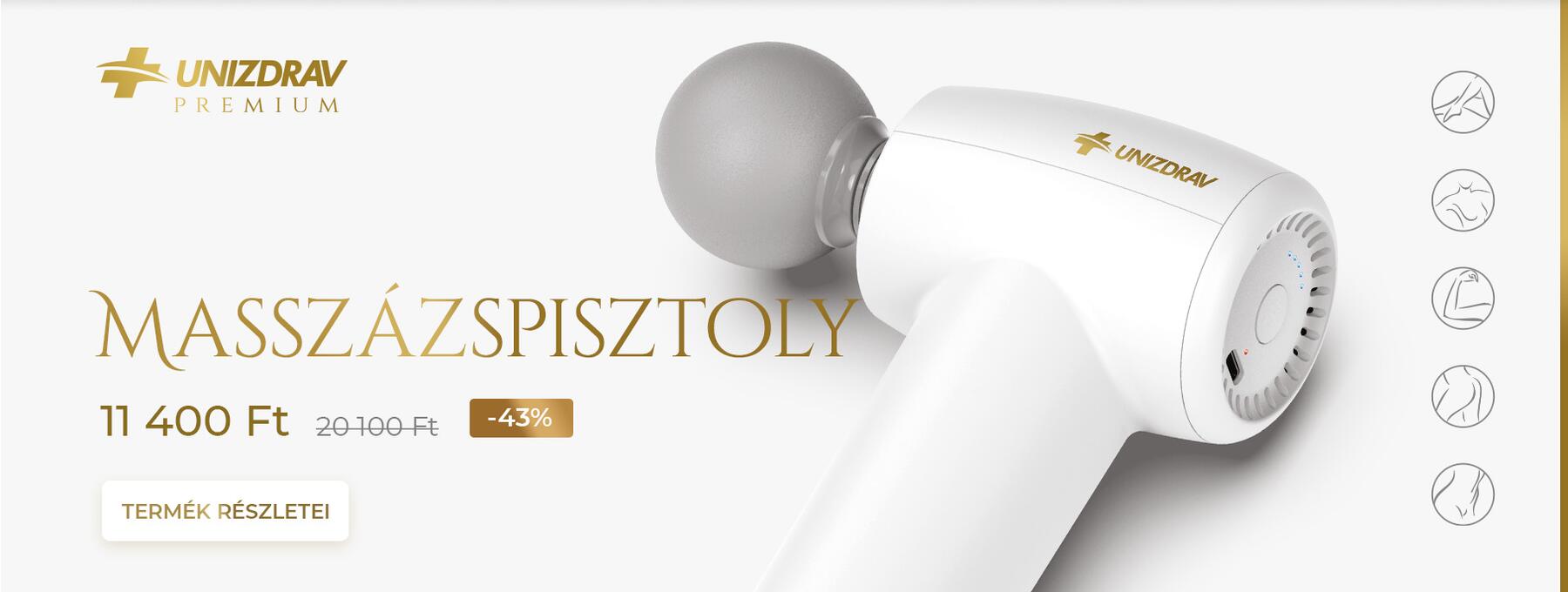 Masszázspisztoly UNIZDRAV