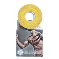 Kinezio szalag Ares 5 cm x 5 m, sárga