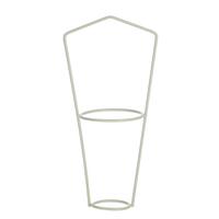 Fém infúziós üvegtartó kosár UNIZDRAV