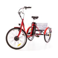 Háromkerekű elektromos kerékpár Tornádo ZTECH, piros