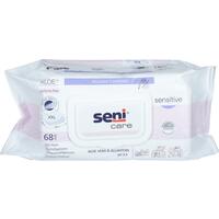 SENI CARE SENSITIVE nedves törlőkendő, 68 db