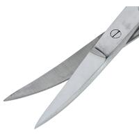 Olló bőrre egyenes/hajlíttott 9cm