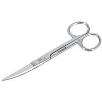 Olló bőrre egyenes/hajlíttott 9cm