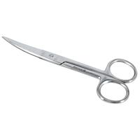 Olló bőrre egyenes/hajlíttott 9cm