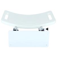 Falra szerelhető, felhajtható tusoló ülőke