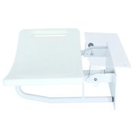 Falra szerelhető, felhajtható tusoló ülőke