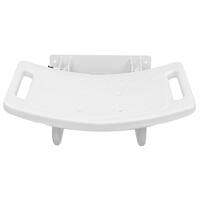 Falra szerelhető, felhajtható tusoló ülőke