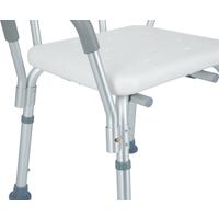 Zuhanyzó szék karfával