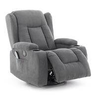 Relaxációs állítható fotel, szövet antracit