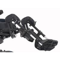 Elektromos kerekesszék lámpákkal, 46 cm