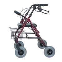 Könnyű szerkezetű rollátor UNIZDRAV, bordó