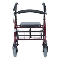 Könnyű szerkezetű rollátor UNIZDRAV, bordó