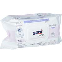 SENI CARE SENSITIVE nedves törlőkendő, 68 db