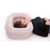 Hajmosó tál zuhannyal