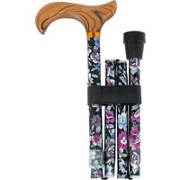 Összecsukható járóbot - virágokkal (84 cm - 94 cm)