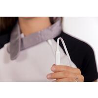 USB-vel működtethető nyakmelegítő gallér powerbank nélkül, rózsaszín színben - grafén technológia.