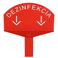 Kézfertőtlenítő állvány, 100 cm