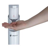 Automata fertőtlenítő adagoló UNIZDRAV állvánnyal, fehér