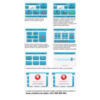 UNIZDRAV zárt falra szerelhető kijelzős germicid lámpa