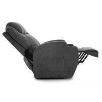 Állítható masszázsfotel billenő funkcióval, szövet-antracit