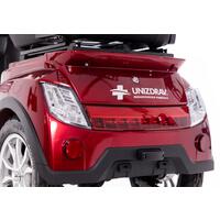 CHAMPION elektromos háromkerekű scooter -  1000 W-os motor, bordó