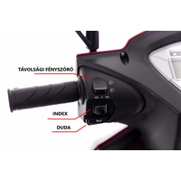 CHAMPION elektromos háromkerekű scooter -  1000 W-os motor, bordó