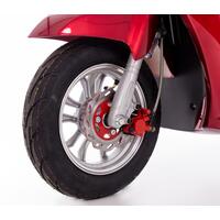 CHAMPION elektromos háromkerekű scooter -  1000 W-os motor, bordó