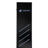 UNIZDRAV zárt germicid lámpa, gördíthető változat - fekete szín