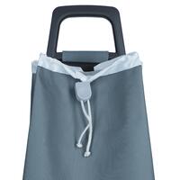 Bevásárló táska kerekekkel, kék