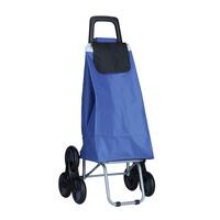 Bevásárló táska kerekekkel, kék