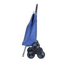 Bevásárló táska kerekekkel, kék