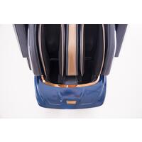 LUX 4D MASSAGER elektromos masszázsfotel, kék-arany