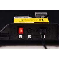 LUX 4D MASSAGER elektromos masszázsfotel, kék-arany