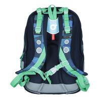 Iskolatáska MIRA kékeszöld