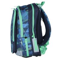 Iskolatáska MIRA kékeszöld