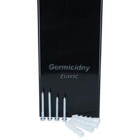 UNIZDRAV zárt germicid lámpa - fekete változat