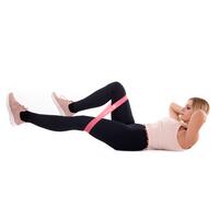 Erősítő gumiszalag készlet rózsaszín - 5 darab