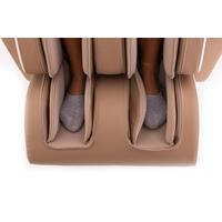 RelaxPro 3D MASSAGER elektromos masszázsfotel, fehér-barna