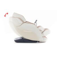 RelaxPro 3D MASSAGER elektromos masszázsfotel, fehér-barna