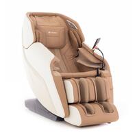 RelaxPro 3D MASSAGER elektromos masszázsfotel, fehér-barna