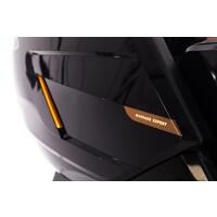 LUX 4D MASSAGER elektromos masszázsfotel, fekete-arany