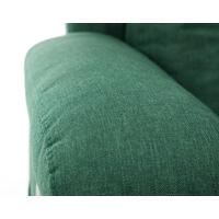 Relaxációs állítható fotel, smaragdzöld szövet