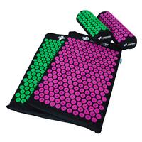 UNIZDRAV Akupresszúrás alátét párnával, fekete-rózsaszín