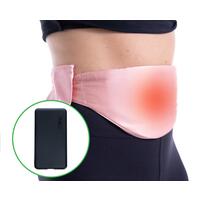 Melegítő USB öv alhasra Power Bankkel - grafén technológia